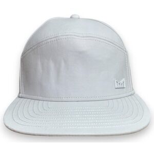 Melin Trenches Icon Hydro Hat White Classic Size Performance Snapback Cap